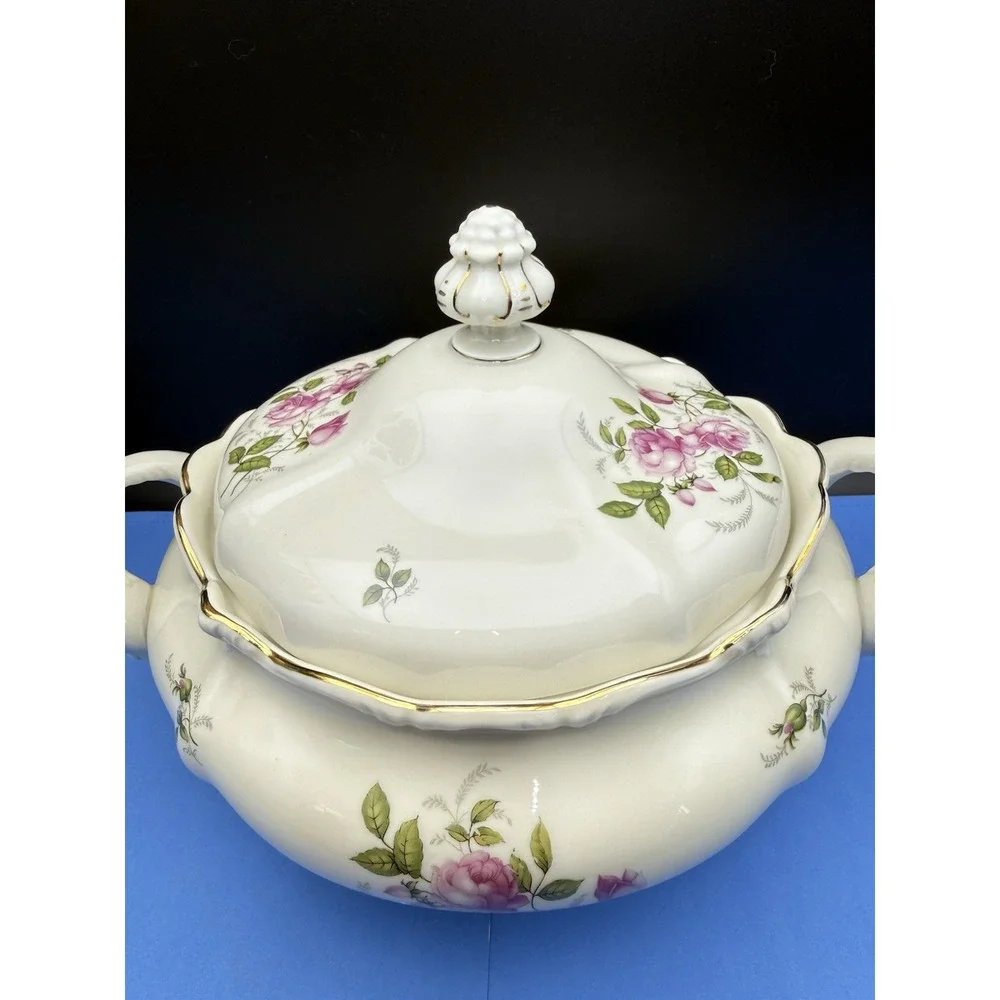 Vintage Rosenthal Fine China Courtship Covered Serving Bowl